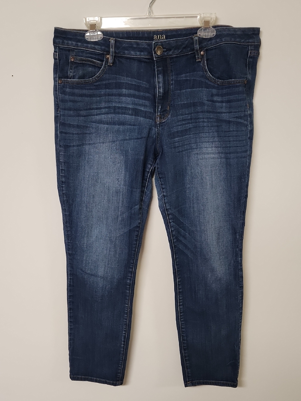 a.n.a Skinny Jeans with Whiskered Fade